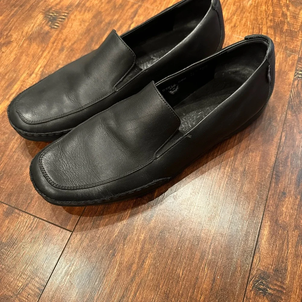 MEPHISTO Men's Edlef Black leather loafer Driving Shoe Breathable MSRP $339 13